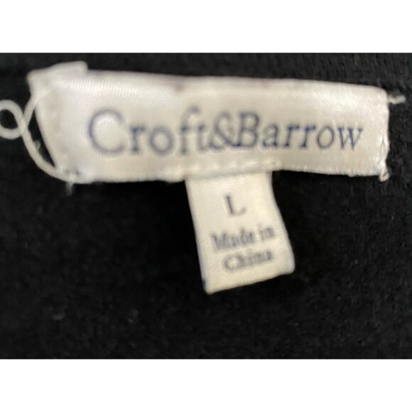 Croft & Barrow Womens Large Multicolor Button Down Sweater Long Sleeve Casual - Picture 5 of 10